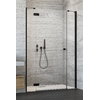 Душевая дверь Radaway Essenza Black DWJS 110 L (385030-54-01L+384090-54-01) двери Распашные наружу тон стекла Прозрачное 