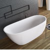Ванна акриловая отдельностоящая Radaway Nikia 175x78 см (WA1-41-175x078U-B) в комплекте с сифоном Radaway Овальні
