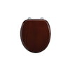 Крышка для унитаза SoftClose Burlington, красное дерево матовое (S42) 