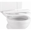 Крышка для унитаза SoftClose Burlington, глянцевый белый (S18) 
