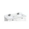 Столешница со встроенными раковинами 130 см Burlington, мрамор (BC12) Burlington Столешницы