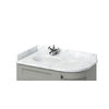 Стільниця з вбудованою раковиною 106 см Burlington, мармур (BC98L) Burlington Стільниці