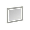 Зеркало с LED подсветкой 90х75 Burlington, темно-оливковый (M9MO) Burlington Зеркала