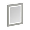 Зеркало с LED подсветкой 60х75 Burlington, темно-оливковый (M6MO) Burlington Зеркала