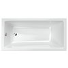 Ванна акриловая Radaway Mirella 130x70 см с ножками и сифоном (WA1-48-130x070) Radaway Прямоугольные