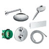 Душовий комплект HANSGROHE Ecostat S (2В141218) Душові комплекти (системи) Хром