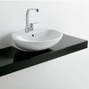Полка под раковину 80 см Flaminia Forty6, black (F65083) Flaminia Столешницы