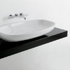 Полиця під раковину 120 см Flaminia Forty6, black (F65082) Flaminia Стільниці