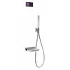 Электронный душевой комплект для ванны скрытого монтажа Tres SHOWER TECHNOLOGY (09288553) Душевые комплекты (системы) Хром