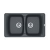 Кухонная мойка Franke Antea AZG 620 (114.0499.192) Врезные сверху Прямоугольные Графит