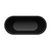 Ванна сталева Kaldewei CENTRO DUO OVAL з облицювальними ПАНЕЛЯМИ 128-7 180x80 lava black matt (282848050717) Kaldewei Овальні