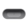Ванна сталева Kaldewei CENTRO DUO OVAL з облицювальними ПАНЕЛЯМИ 128-7 180x80 oyster grey matt (282848050727) Kaldewei Овальні