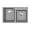 Кухонная мойка Urban UBG 620-78 (114.0574.973) Врезные сверху Прямоугольные Серый камень
