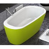 Ванна акриловая Kolpa San Adonis-FS 180x80 White-Green (3838987 596356) Kolpa San Овальные