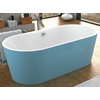 Ванна з санітарного акрилу Kolpa San Comodo-FS 185X90 White-Blue (3838987 593805) Kolpa San Овальні