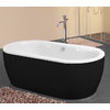 Ванна акриловая Kolpa San Siris-FS 178x88 White-Black (3838987 596387) Kolpa San Овальные