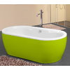 Ванна акриловая Kolpa San Siris-FS 178x88 White-Green (3838987 596394) Kolpa San Овальные