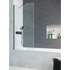 Стационарная шторка для ванны Radaway Modo NEW Black PNJ 80 (10006080-54-01) Radaway Modo Стаціонарні