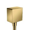 Шланговое подсоединение Hansgrohe FixFit Polished Gold Optic (26455990) Hansgrohe Коллекция Fixfit 