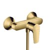 Настінний змішувач для душу Hansgrohe Talis E Polished Gold Optic (71760990) Для душа Золото
