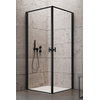 Душевая кабина Radaway Nes Black KDD I Frame 80Lx80R (10021080-54-56L+10021080-54-56R) Квадратные Прозрачное