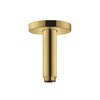 Душевой кронштейн Hansgrohe 10см Polished Gold Optic (27393990) Hansgrohe 