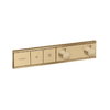 Термостатичний змішувач Hansgrohe RainSelect Brushed Bronze (15380140) Для ванни, Для душа Бронза