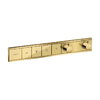 Термостатичний змішувач Hansgrohe RainSelect Polished Gold Optic (15382990) Для ванни, Для душа Золото