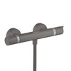 Термостатический смеситель для душа Hansgrohe Ecostat Comfort Brushed Black (13116340) Для душа Черный глянцевый 
