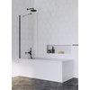 Стационарная шторка для ванны Radaway Idea Black PNJ 100 (10001100-54-01) Idea Стационарные 