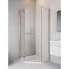 Душевая кабина Radaway Essenza New PTJ 80Lx90 (385010-01-01L+385052-01-01) Пятиугольные Прозрачное
