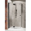 Душова кабіна Radaway Essenza New Black PTJ 90Lx80 (385010-54-01L + 385053-54-01) П'ятикутні Прозоре