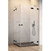 Душевая кабина Radaway Essenza Pro Black KDD 100Lx100R (10096100-54-01L+10096100-54-01R) Квадратные Прозрачное