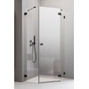 Душевая кабина Radaway Essenza Pro Black PTJ 100Rx100 (10100000-54-01R+10100300-01-01) Пятиугольные Прозрачное