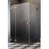 Душевая кабина Radaway Essenza Pro Gold KDJ 110Lx90 (10097110-09-01L+10098090-01-01) Прямокутні Прозоре