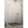 Душевая кабина Radaway Essenza Pro Gold KDD 80Lx80R (10096080-09-01L+10096080-09-01R) Квадратные Прозрачное