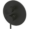 Змішувач Paffoni Light, 3 позиції (LIG019NO) Для ванни, Для душа Чорний, Чорний матовий