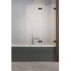 Распашная шторка для ванны Radaway Essenza Pro Black PND II 100R (10102100-54-01R) Radaway Essenza Pro Розпашні