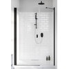 Душевая дверь Radaway Nes 8 Black DWS I 140L (10078120-54-01L+10078113-01-01) двери Розпашні всередину, Розпашні назовні тон стекла Прозоре 
