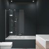 Распашная шторка для ванны HÜPPE Solva pure 95L (ST2101.092.321) Solva pure Распашные 