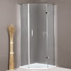 Душова кабіна HÜPPE Aura elegance 100х100R (401102.087.321) П'ятикутні Прозоре