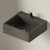 Керамическая раковина 60 см Flaminia Acquagrande 60, graphite (5052) Подвесные Прямоугольные