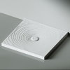 Керамический душевой поддон Flaminia Water Drop 100х80, white (DR8010) Мелкие Белый