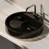 Керамічна раковина 52 см Flaminia Twin Set 52, black (5055) На стільницю, На тумбу 