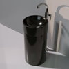 Підлогова керамічна раковина Flaminia Twin Column, black (5050 / COLC + 5050 / 42C) Підлогові 