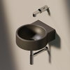 Керамическая раковина 27 см Flaminia Mini Twin 30, graphite (5059) Подвесные Круглые
