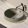 Керамическая раковина 42 см Flaminia Twin Set 42, lava grey (5055/42C) На столешницу, На тумбу Круглые
