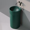 Напольная керамическая раковина Flaminia Twin Column, petrolio (5050/COLP+5050/42C) Напольные Круглые