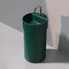 Напольная керамическая раковина Flaminia Twin Column, petrolio (5050/COLC+5050/42A) Напольные Круглые