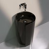 Напольная керамическая раковина 44 см Flaminia Roll Monoroll, black (MR44P) Напольные Круглые